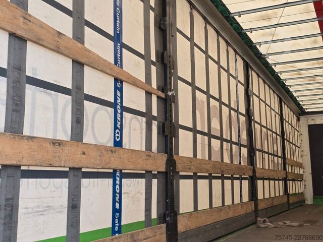Naczepa otwarta z plandeką KRONE SD * 3X VORHANDEN* SAFETY ROOF * BPW * LIFT *