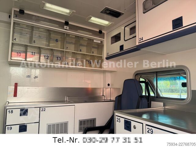 Samochód strażacki MERCEDES-BENZ Sprinter 516 CDI RTW WAS Koffer Fahrtrage+Sessel