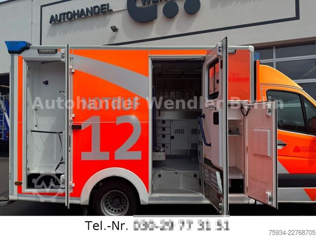 Samochód strażacki MERCEDES-BENZ Sprinter 516 CDI RTW WAS Koffer Fahrtrage+Sessel