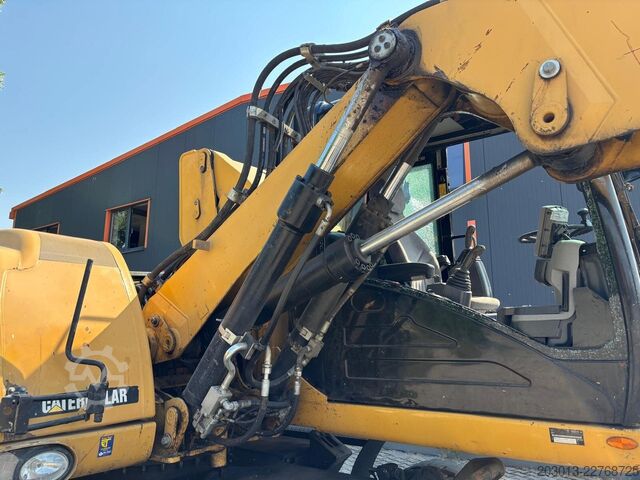 Excavadora móvil CATERPILLAR M313D Mobilbagger Hochfahr. Kabine