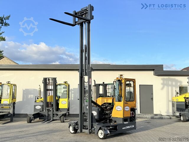 čtyřcestný vysokozdvižný vozík Combilift C3000 GAS DUPLEX 4500 FREE LIFT CABIN