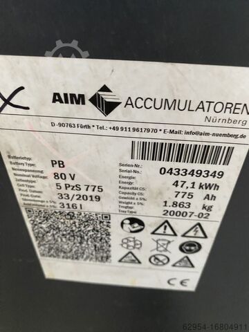 Drive battery AIM 80V Batterie 775 AH Bj.2022