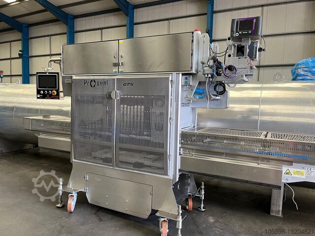 Traysealer met hoge doorvoer. JBT Proseal GT5