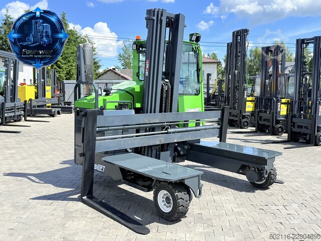 Wózek widłowy czterokierunkowy Combilift C4500 GAS TRIPLEX 5952 WIDE POSITIONER