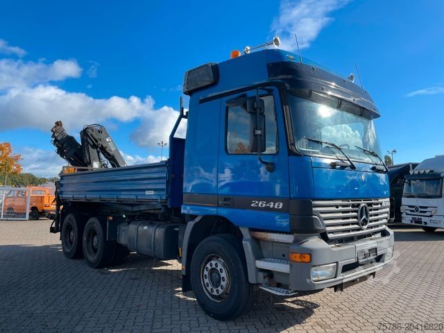 Autolaadkraan MERCEDES-BENZ Actros 2648 BB Kipper Hiab 122E5 + Funk + Winde