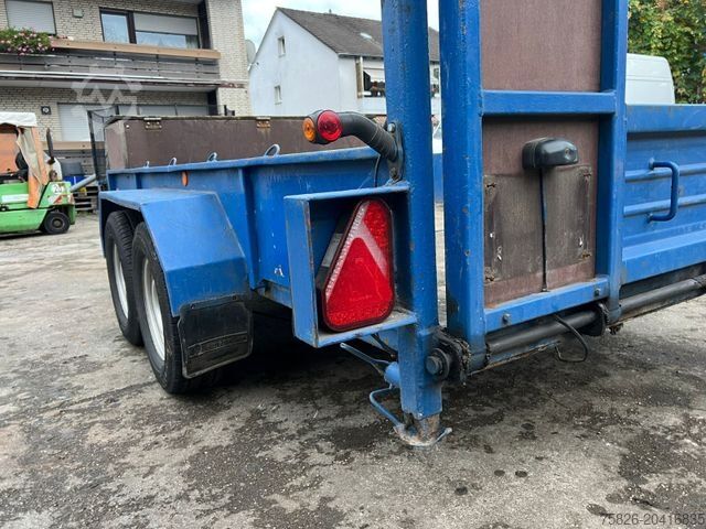 Dieplader oplegger BLOMENRÖHR Tieflader 3,5t Tüv 27/10 Maul