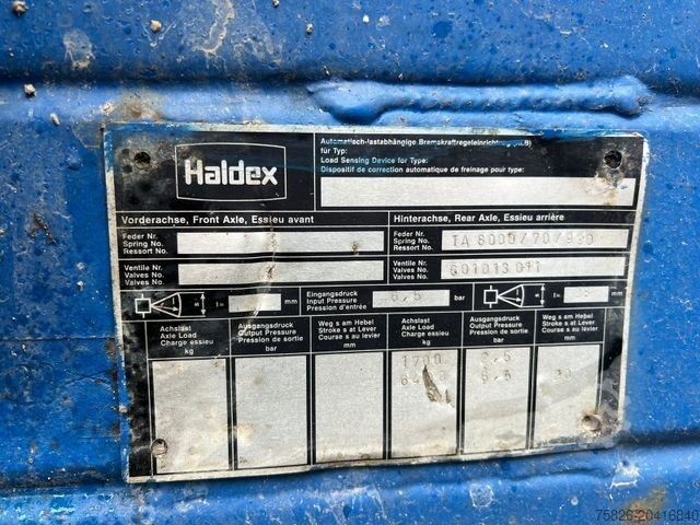 Dieplader oplegger BLOMENRÖHR 552/6900 Tieflader 6,9t