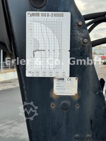 Camion cu platformă MERCEDES-BENZ 2540, HIAB 166, Funk, Klima, Standhzg.