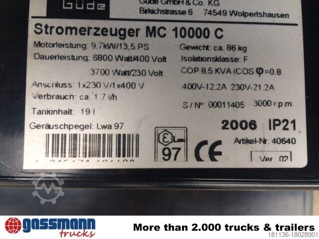 Sonstige  MC 10000 C -