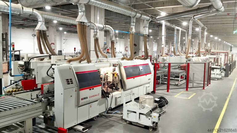 Sizing-Edge Banding + Drilling Line IMA 2 Combima II + I-Magic