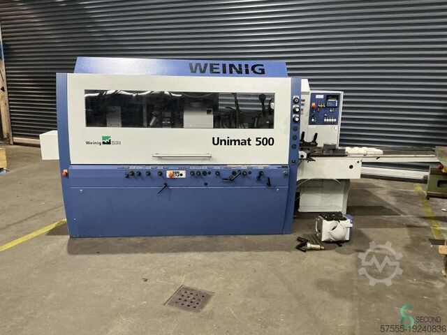 Four sided planers Weinig Unimat 500 2006 Weinig Unimat 500