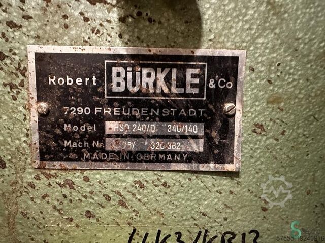 Doorlooppersen Bürkle HSO 240/D Buerkle HSO 240/D