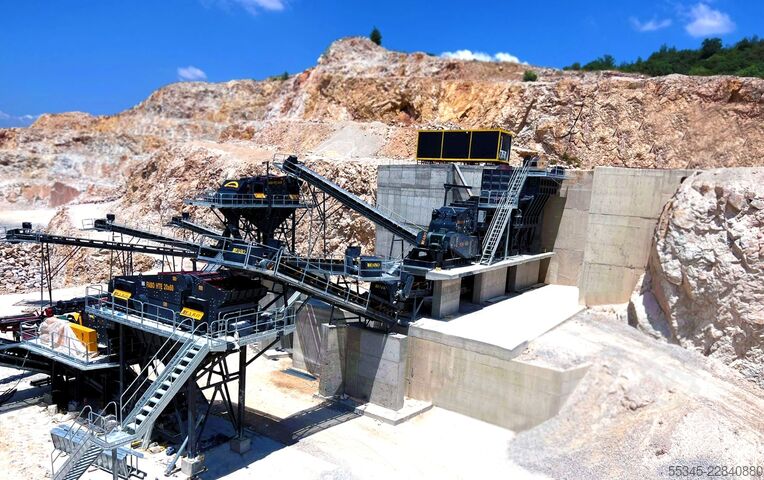 Stationært knuseanlæg FABO Stationary Crushing Plant Stationary Crushing and Screening Plants