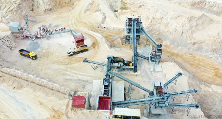 Stationært knuseanlæg FABO Stationary Crushing Plant Stationary Crushing and Screening Plants