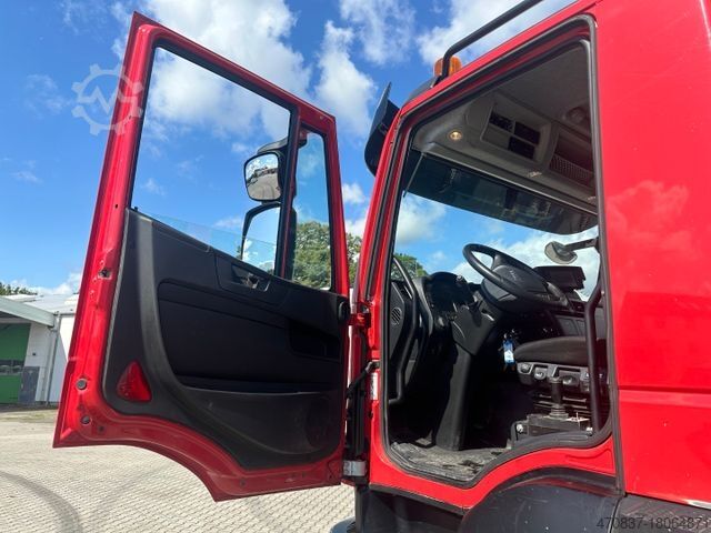 Camião porta-contentores de gancho IVECO AD340X480 / Kran Jonserd 890