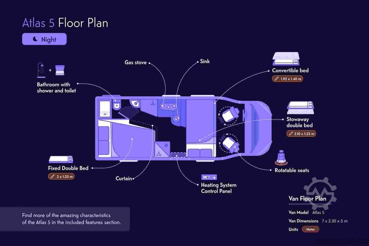 Caravan/camper Fiat Ducato Carasuite 650 MF | 5 posti letto | Semintegrato