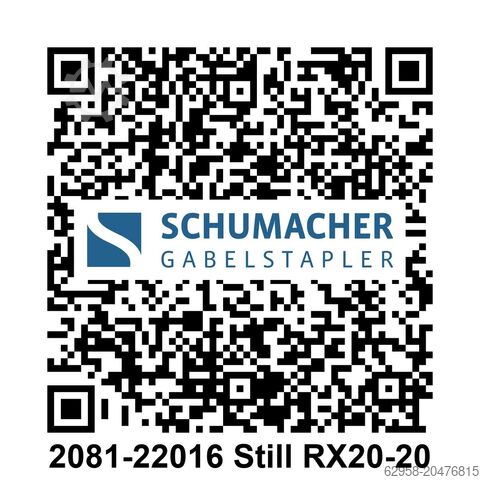 Gabelstapler, Elektro Stapler, STILL STILL RX20-20 | NUR 684 Bst.