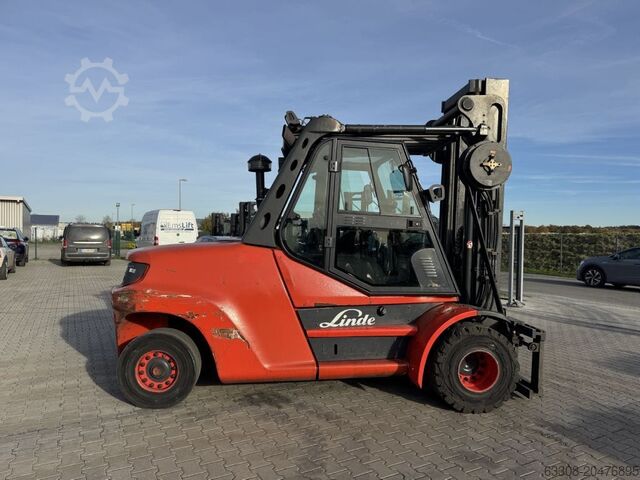 Diesel gaffeltrucks Linde H80D-01/1100