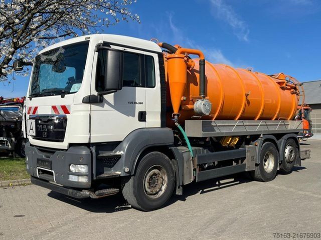 Saugwagen MAN TG-S 26.360 6x2-2 BL Saug + Spülwagen Leistikow