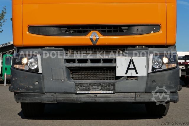 Skip truck RENAULT Premium 430 Absetzkipper Retarder Kamera Euro 5
