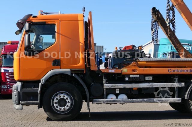 Skip truck RENAULT Premium 430 Absetzkipper Retarder Kamera Euro 5