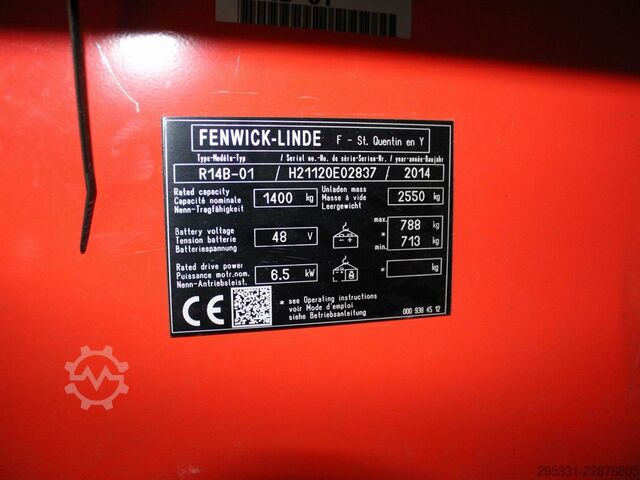 Reachtruck Linde R 14 B  1120