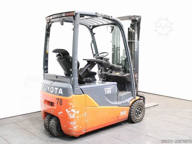 Ηλεκτρικό περονοφόρο 3 τροχούς Toyota 8 FBE 18 T
