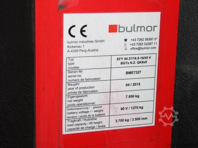 Τετράπλευρο sideloader Bulmor EFY 40.37/18.5-16/55V