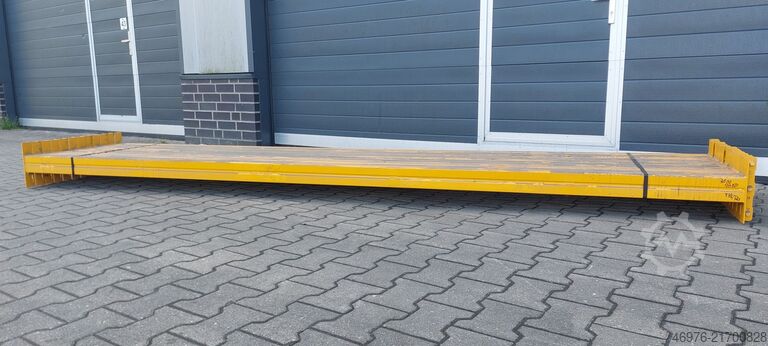 Yüksek raflı depo Palet rafı traversi META Thyssen  K: 100 x 50 mm lichte Weite: 3.600 mm