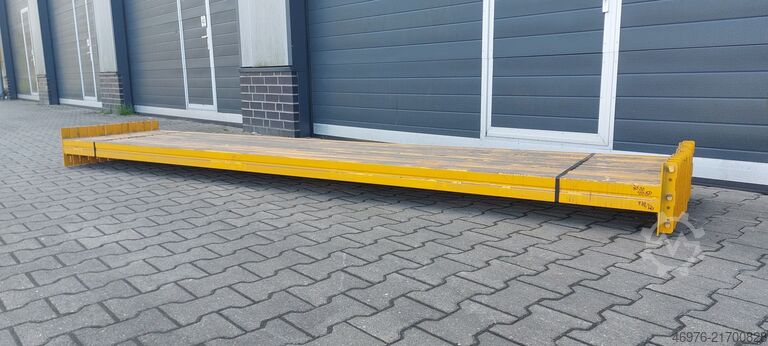 Yüksek raflı depo Palet rafı traversi META Thyssen  K: 100 x 50 mm lichte Weite: 3.600 mm