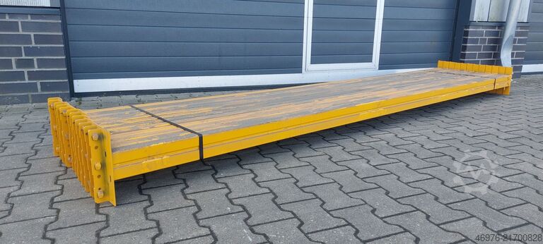 Yüksek raflı depo Palet rafı traversi META Thyssen  K: 100 x 50 mm lichte Weite: 3.600 mm