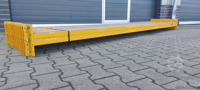 Yüksek raflı depo Palet rafı traversi META Thyssen  K: 100 x 50 mm lichte Weite: 3.600 mm