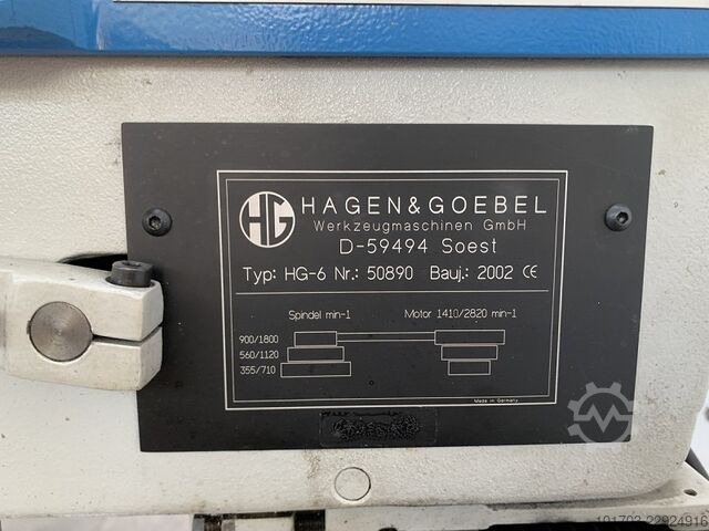 Taraudeuse HAGEN & GOEBEL HG-6
