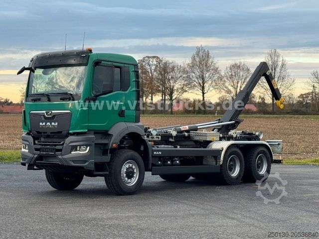 Roll-off tipper truck MAN TGS 33.480 6x6 BL HYVA-Abrollkipper *NEU*