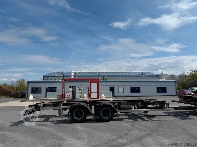 Swap-chassis trailer WECON AWZ 218 VERZINKT TANDEM JUMBO ZWILLINGSBEREIFT 1