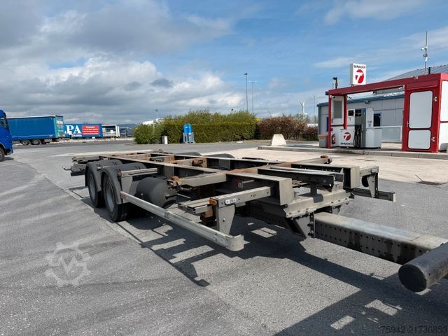 Swap-chassis trailer WECON AWZ 218 VERZINKT TANDEM JUMBO ZWILLINGSBEREIFT 1