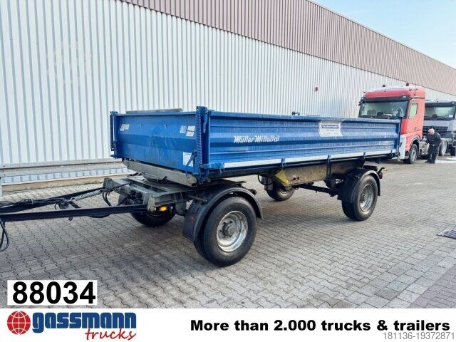 Dreiseitenkipper Anhänger Müller-Mitteltal DHK 12.6, verzinkt!