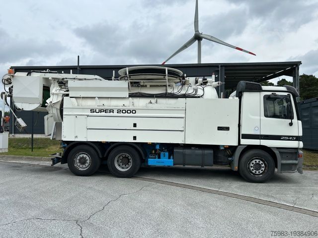 Vacuümtankwagen MERCEDES-BENZ Actros 2543 Wiedemann Super 2000, Recycler