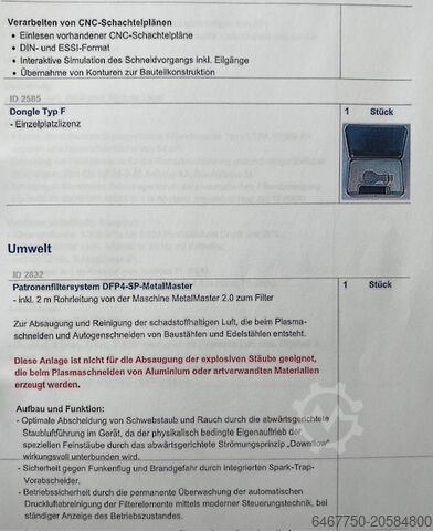 Machine de découpe au plasma Messer DFP4-SP-MetalMaster 2.0 (3015)