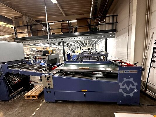 Foldemaskine Herzog+Heymann Falzmaschine 3x M7.35 + SBAP-46-ME Bickel SGU + MBO R700 + MBO SAP 66-ME + Polar L-1000-W-3