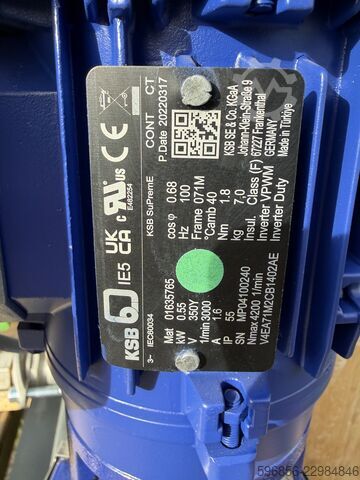 KSB Delta Primo SVP 3/0402 M – 3 αντλίες Movitec, μετατροπείς συχνότητας, 400 V KSB Delta Primo SVP 3/0402 M – 3
