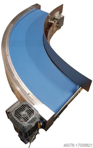 Left bend belt conveyor curve Transnorm 90°-600-400-IR1000