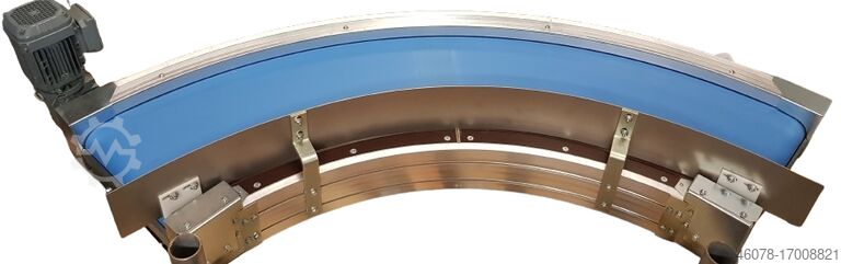 Left bend belt conveyor curve Transnorm 90°-600-400-IR1000