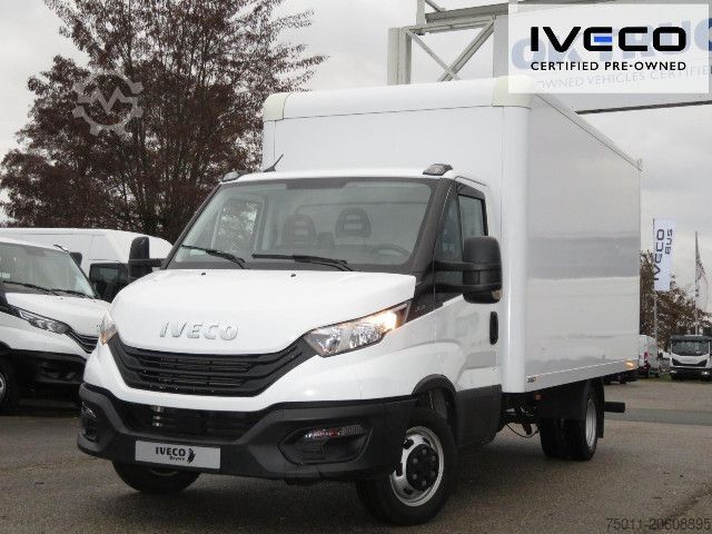 Vrachtwagen met bakwagen IVECO Daily 35C16 Koffer/LBW Klima, Zwillingsreifen