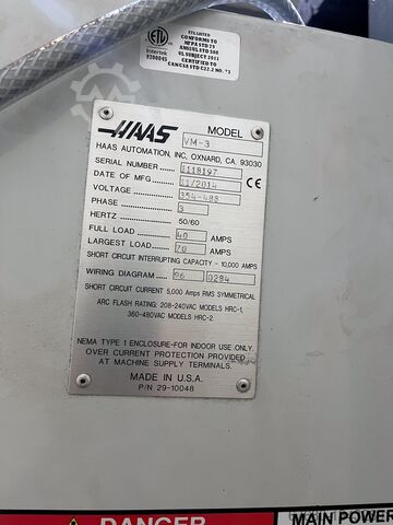 Machinale bewerking Center Haas VM-3