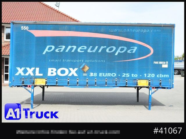 Değiştirilebilir kasa, platform ve brandalı KRONE Wechselbrücke Jumbo BDF 7,82, Code XL,