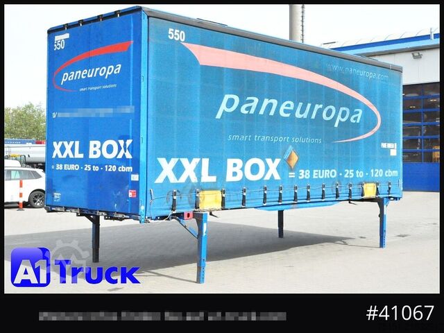 Değiştirilebilir kasa, platform ve brandalı KRONE Wechselbrücke Jumbo BDF 7,82, Code XL,