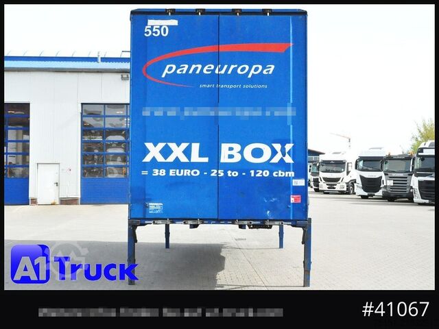 Değiştirilebilir kasa, platform ve brandalı KRONE Wechselbrücke Jumbo BDF 7,82, Code XL,