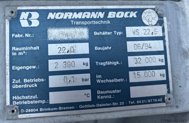 Mobilní sila NORMANN BOCK WS-22,5