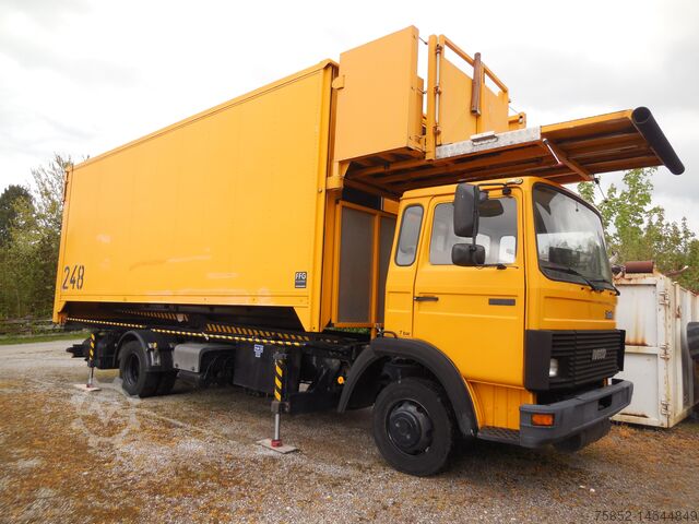 Transporter mit Koffer Iveco 90-13 A Hub Hebevorrichtg Sitzwechselwag